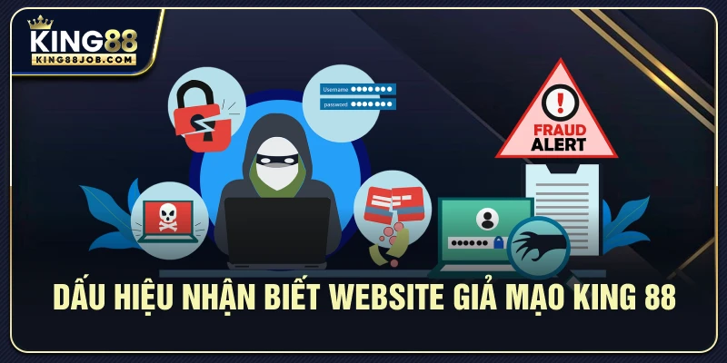 Các dấu hiệu nhận biết website giả mạo King88